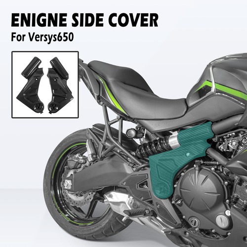 Frame Engine Guards Side Cover Panels Cowl For KAWASAKI Versys KLE 650 2015-2021 - Picture 5 of 32