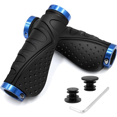 Lock-On Fahrradgriffe aus TPR/Rubber und Aluminium - Sichere Passform 22.2 mm