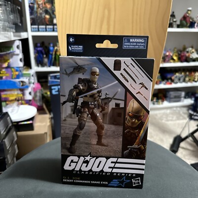 Hasbro G.I GI Joe Classified Series Desert Commando Snake Eyes 6'' Action Figure