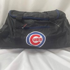 Mojo Chicago Cubs 19 Two Wheel Rolling Duffel Bag Weekender Suitcase Black Mojo Chicago Cubs 19 Two Wheel Rolling Duffel Bag Weekender Suitcase Black
