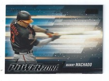 2018 Stadium Club Power Zone Black #PZMM Manny Machado