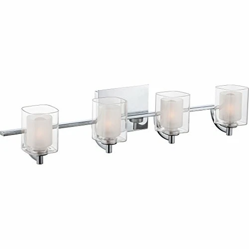 Quoizel KLT8604CLED 4-Light Kolt Bath Light in Polished Chrome - Picture 4 of 9
