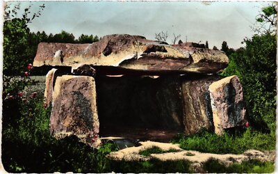 Old postcard Connerre Dolmen FRANCE (1433492)