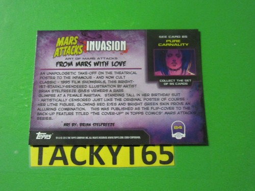 2013 MARS ATTACKS INVASION SINGLE BASE CARD(S) NEW YOU CHOOSE - Picture 174 of 196
