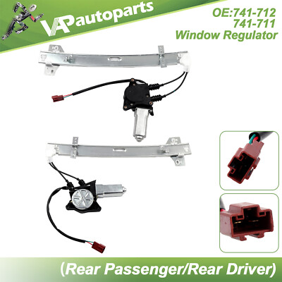 Power Window Regulator With Motor – Rear Right Side For 1990–1993 Honda Accord