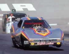 Tom "Mongoose" McEwen 1979 "English Leather" Corvette NITRO Funny Car PHOTO! #10
