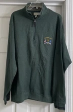 Cutter & Buck Ryder Cup Oakland Hills Logo 1/4 Zip Pullover Sweater Men Sz L!