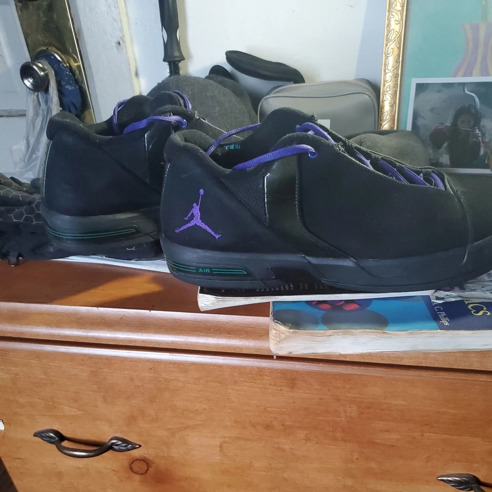 Talla 13 - Jordan Team Elite 3 Low Black Concord Foto 3 de 4