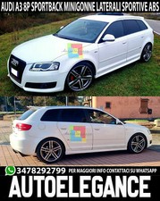 Schweller Seitenlichter Audi A3 8P 2005 Al 2012 Sportback Look Sline Unten Tür
