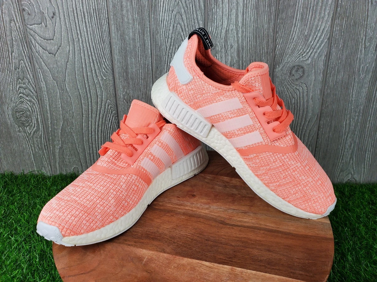 Adidas NMD R1 Sun Glow Peach Coral BY3034 Boost 10 EXCELLENT | eBay