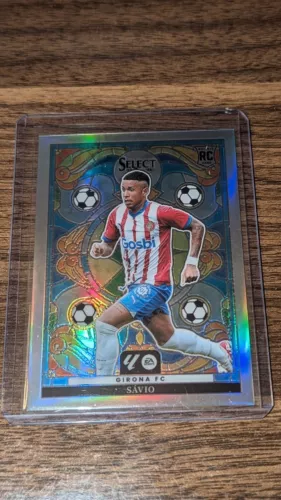 2023-24 Panini Select La Liga Savio Rookie RC Stained Glass Case Hit! 
