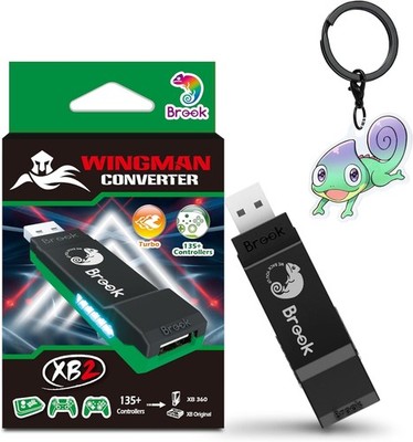 Brook Wingman XB 2 Wireless Controller Adapter for Xbox/PC Remap Turbo Support