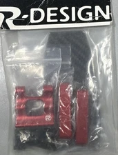 RDD103: R-Design Traxxas 2WD Wheelie Bar Mount (RED)