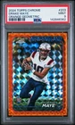 2024 TOPPS CHROME ORANGE GEOMETRIC #203 DRAKE MAYE ROOKIE RC 10/25 PSA 9