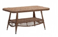 Couchtisch Braun Luxus Rattan Elegantes Terrasse Design Tische Modern MöBel
