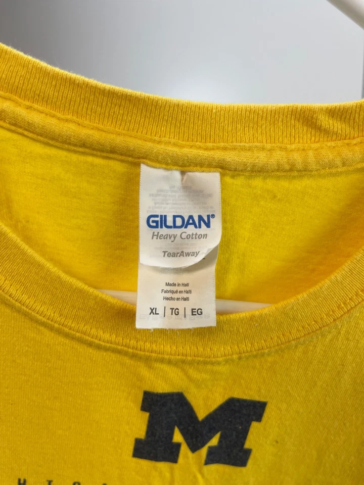 Camiseta Michigan Wolverines Shock The World Boys Go Blue 1989 Campeones Nacionales Foto 3 de 4