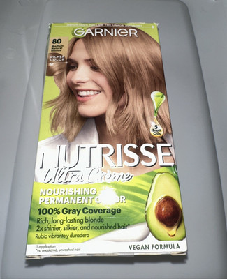 Garnier Permanent Nourishing Color Creme 80 Medium Natural Blonde 1 Pack