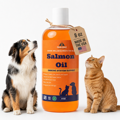 #ad Salmon Oil for Dogs 8 oz Fresh Batch Fish Oil Alaska Salmon Oil for Dogs Cats $15.95