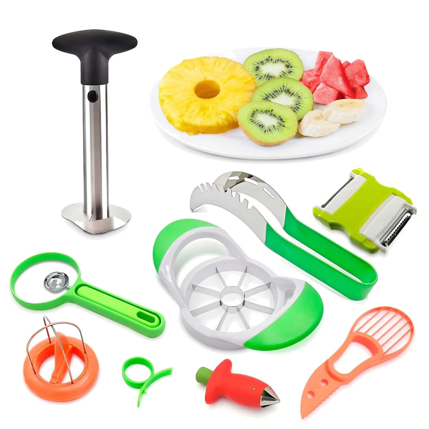 Heavy-Duty Stainless Steel Fruit Slicer Set
Opens in a new window or tab