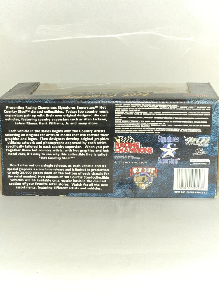 ALAN JACKSON Racing Champions Amarillo HOT COUNTRY STEEL Edición #3 -1 0f 4998 1:24 Foto 4 de 4