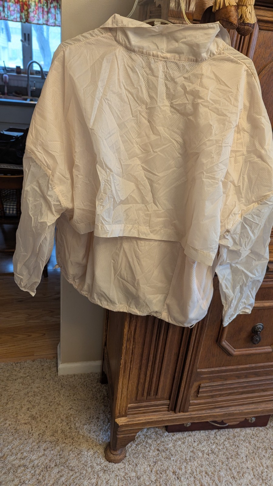 FABLETICS Beige Mesh Lined Windbreaker Pullover O… - image 2