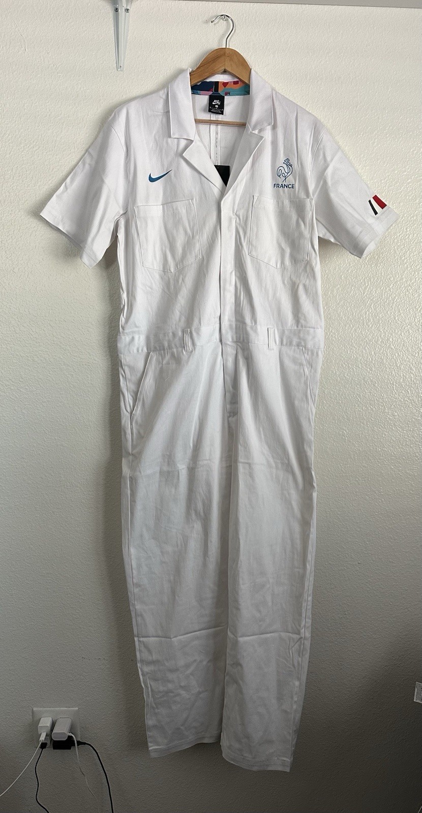 Nike SB Parra Olympics France Federation Skate Jumpsuit Coveralls Men Sz Medium thumbnail 2