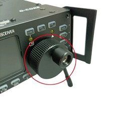 Metal Fast spinner kranker knob for XIEGU G90 X6200 X6100 G1M HF SDR transceiver