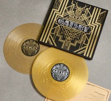 The Great Gatsby - Soundtrack DELUXE EDITION Gold Nugget 2 LP Vinyl [NEW *Bump]