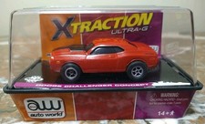 2009 AUTO WORLD Rel 7 RARE RED Dodge Challenger Concept Xtraction HO Slot Car