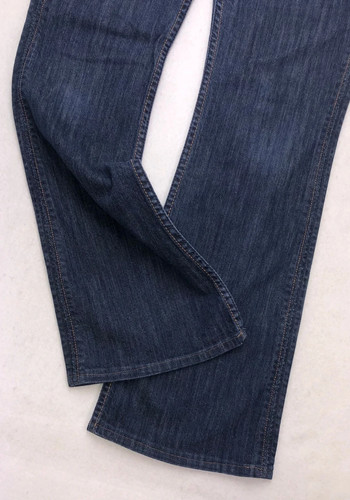 Pantalones de mezclilla elásticos de tiro bajo R47 Hudson hechos en EE. UU. talla 28 (medidas dobladillo 30x31") - Imagen 8 de 9
