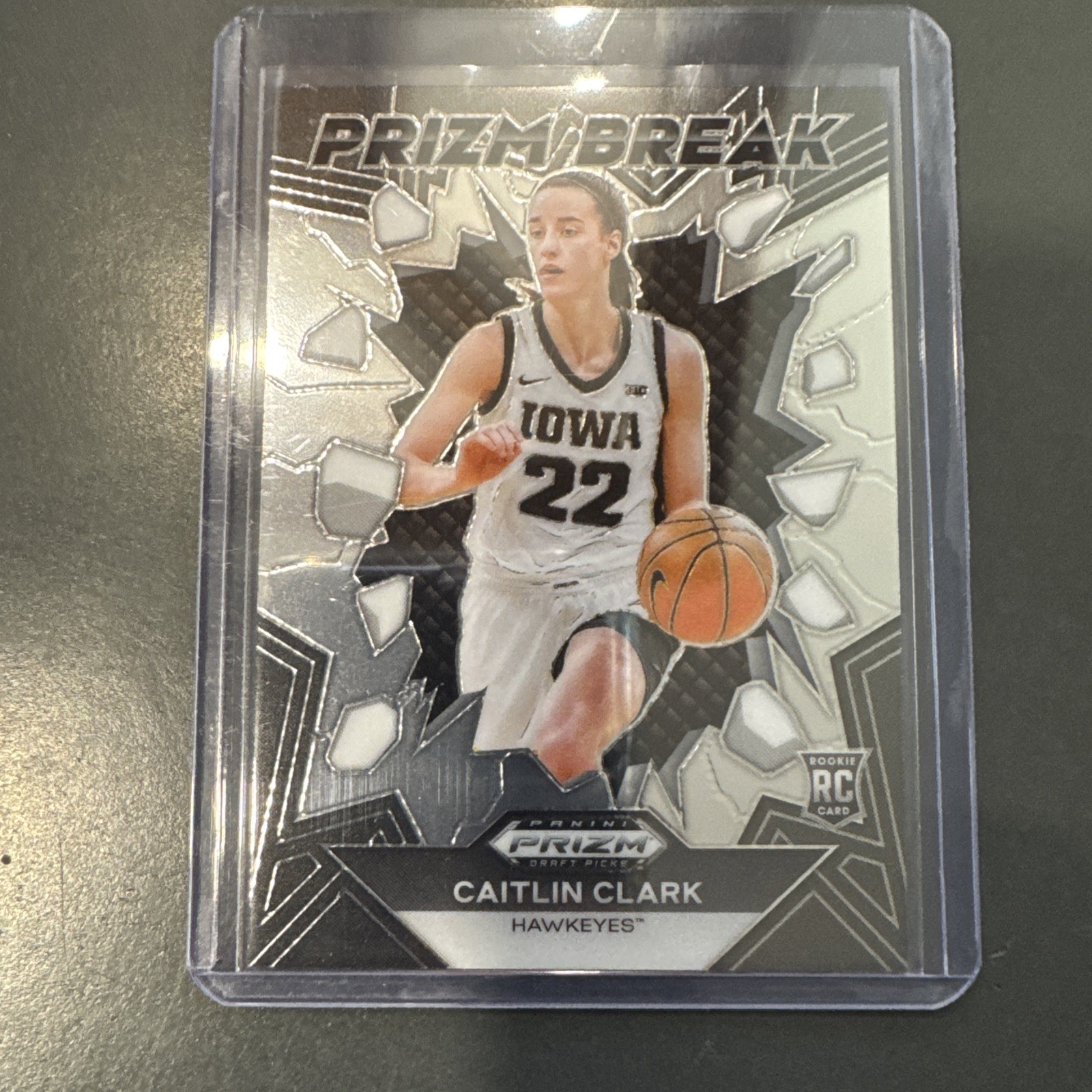 2024 Prizm Draft Picks CAITLIN CLARK Prizm Break Rookie Insert #13 Iowa