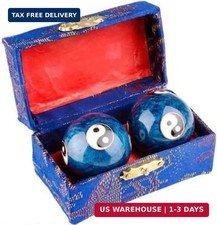 JapanBargain, Set of 2 Chinese Baoding Balls Hand Exercise Therapy Balls Stress
