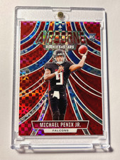 Michael Penix Jr 2024 Panini RED POWER PRIZM ROOKIE AIRBORNE Rookies & Stars RC