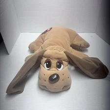 Vintage 1998  Galoob Pound Puppy Brown W/ Collar Puppy Huggable 18” *NO SOUND*