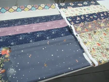 Michael Miller quilt-craft fabric NOCTURNAL GARDEN mega bundle 11 styles x 1 yd