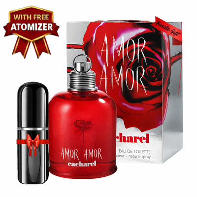 AMOR AMOR by Cacharel Perfume for Women EDT 3.3 / 3.4oz New In Box With Atomizer