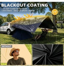 GEERTOP Blackout Car Tailgate Awning 19 x 16 FT, Waterproof for SUV