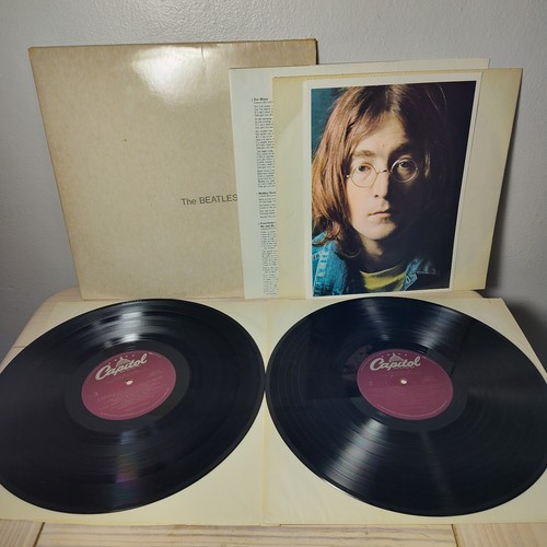 BEATLES WHITE ALBUM CAPITOL SWBO101 US 2LP Poster Inserts
