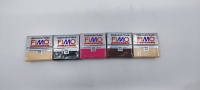 Vintage FIMO Classic Eberhard Faber Polymer Clay set 5 Blocks Sealed New NOS