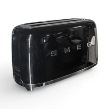 SMEG 4-Slice Toaster TSF02BLUS – Black Retro Style – 1400W – Tested & Working