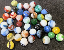 Lot of 40 Mix of Makers Vintage Glass Marbles lot 307 