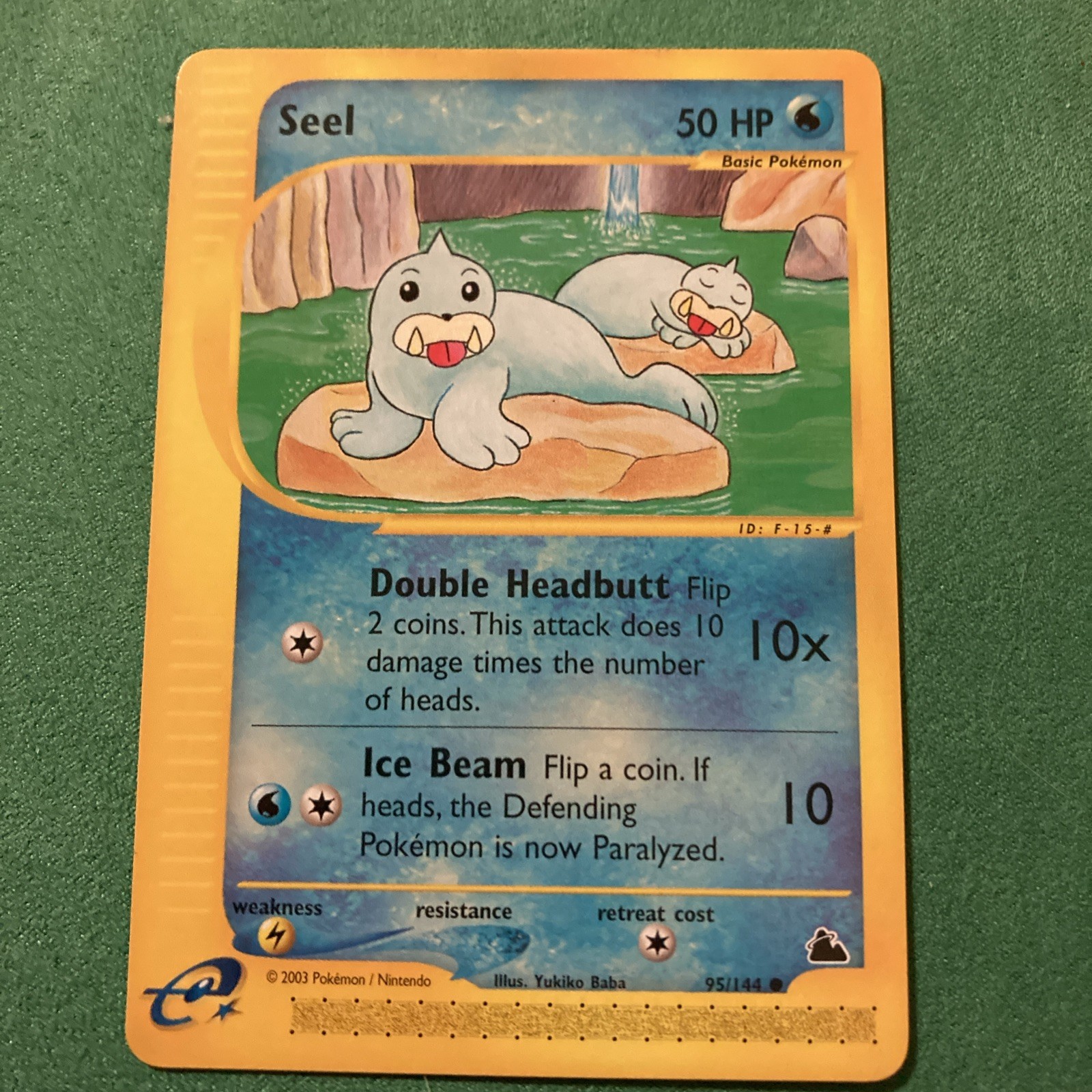 Seel - 95/144 - Common Pokemon Skyridge E reader