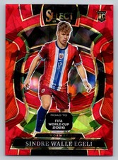 2025-26 Panini Select Road to FIFA World Cup #10 Sindre Walle Egeli Red Ice RC
