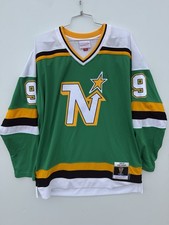 Mike Modano Minnesota North Stars 1989-90 Authentic M&N Jersey Size Large