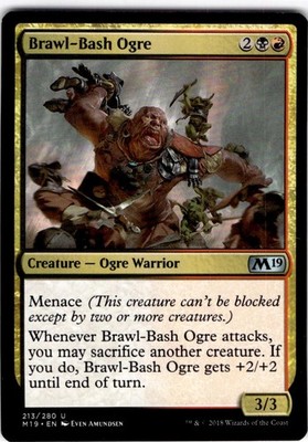MTG Brawl-Bash Ogre Core Set 2019 Uncommon #213