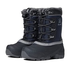 Kamik Kids Luke Snow Boots US 2 EU 33.5 Navy Waterproof NIB