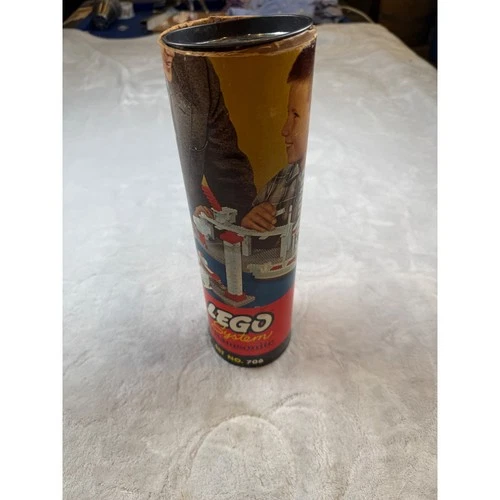 Vintage LEGO System by Samsonite Set No. 706 1960s Canister Bricks