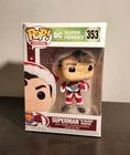 FUNKO POP! HEROES SUPERMAN In Holiday Sweater 353 DC Super Heroes POP Vinyl NIB