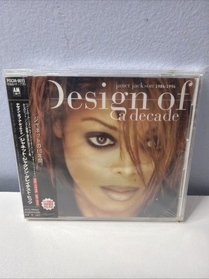 JANET JACKSON CD Design Of A Decade w/Bonus Track 1995 OOP Japan POCM-9011