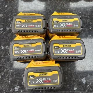 Dewalt Flexvolt 6Ah Battery 54V Dcb546 18v X 5 ￼Spares Or Repairs